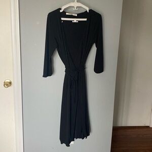 Black Studio M Wrap Dress